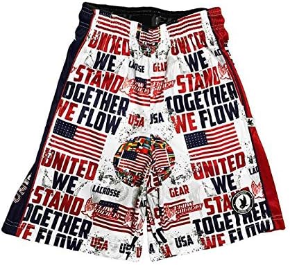 חברת Flow Society United We Flow Flow Boys Lacrosse Shorts | מכנסיים קצרים של בנים | מכנסיים קצרים לקרוס